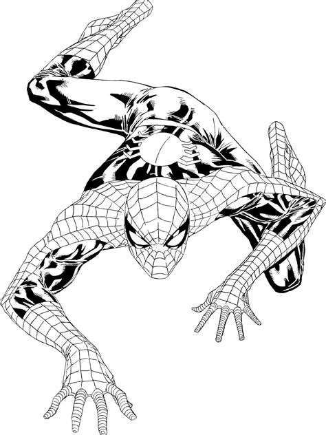 printable full page spiderman coloring pages|spider-man full size coloring pages.